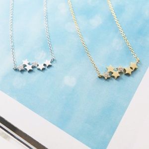 Cubic Star Rhea Necklace - Gold or Silver Plated